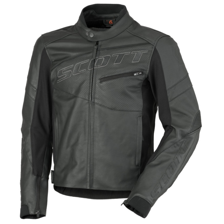 Jacka Scott Track Leather Blouson
