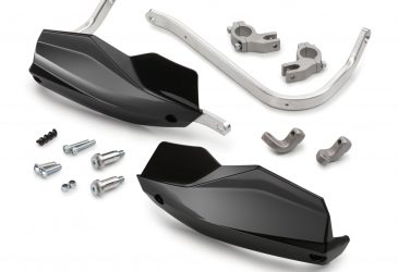 Husqvarna Svarta Handtagsskydd i aluminium