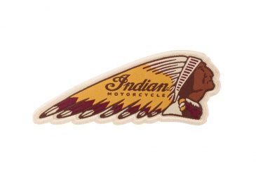 Indian Color Headdress Tygmärke