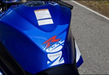 Suzuki Tankskydd blå/vit GSX-R 1000