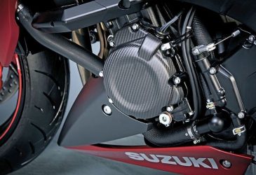 Suzuki Täckkåpa i kolfiber för vänster motorkåpa GSX-S 1000