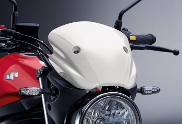 Suzuki Vindskydd / Fly Screen vit SV 650