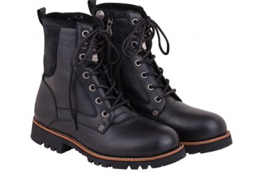 Indian classic lace up känga svart