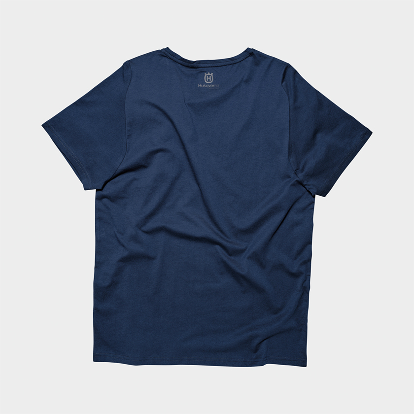 Husqvarna Inventor tee blå rygg