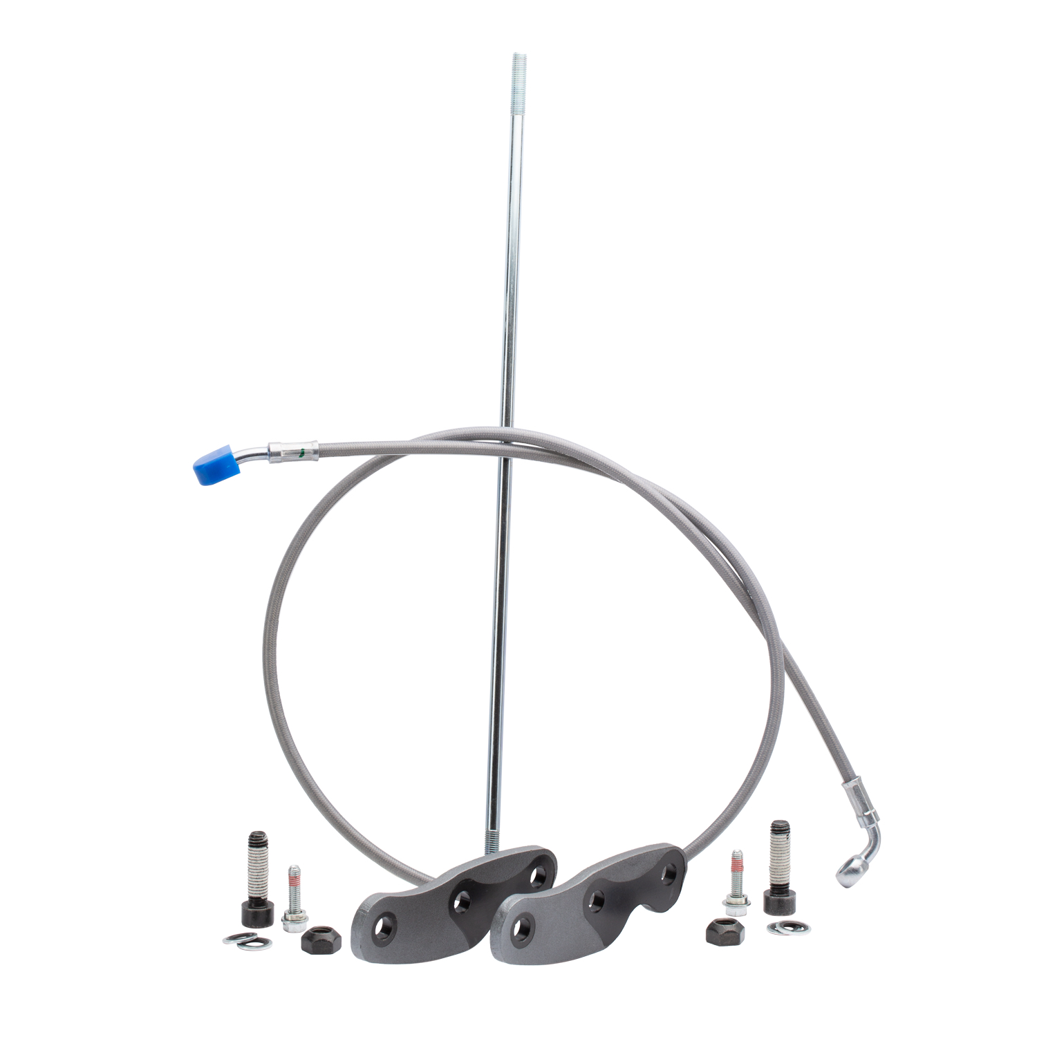 Framflytt fotpinnar Indian Titanium