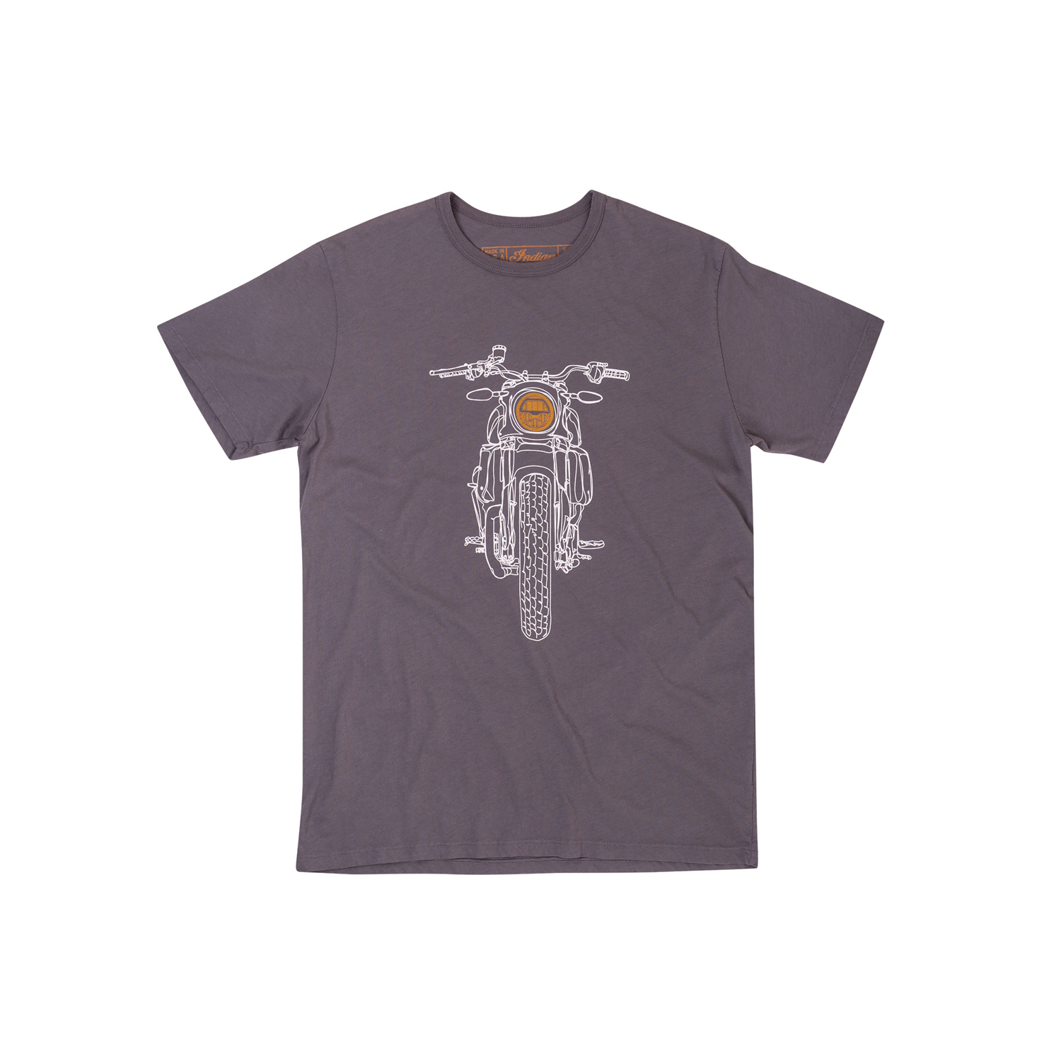 indian motorcycle heladlight t-shirt