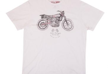 Indian Flat Track Racing T-Shirt Vit