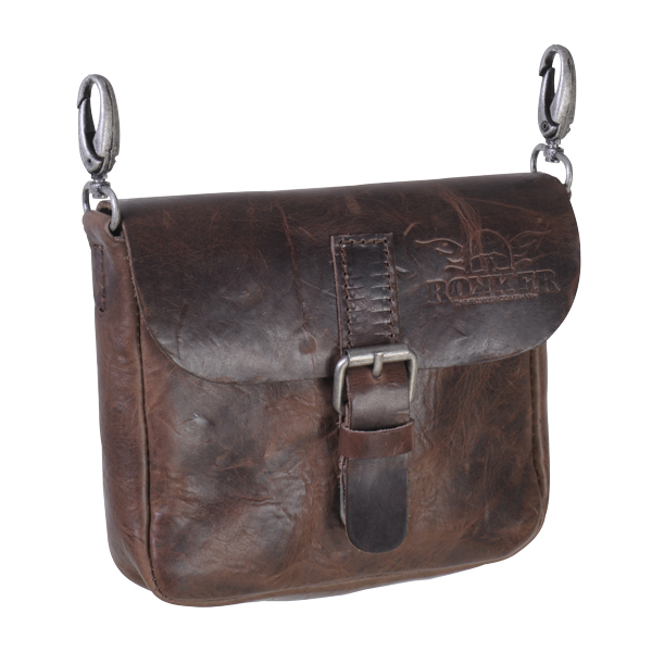 Rokker belt väska brun