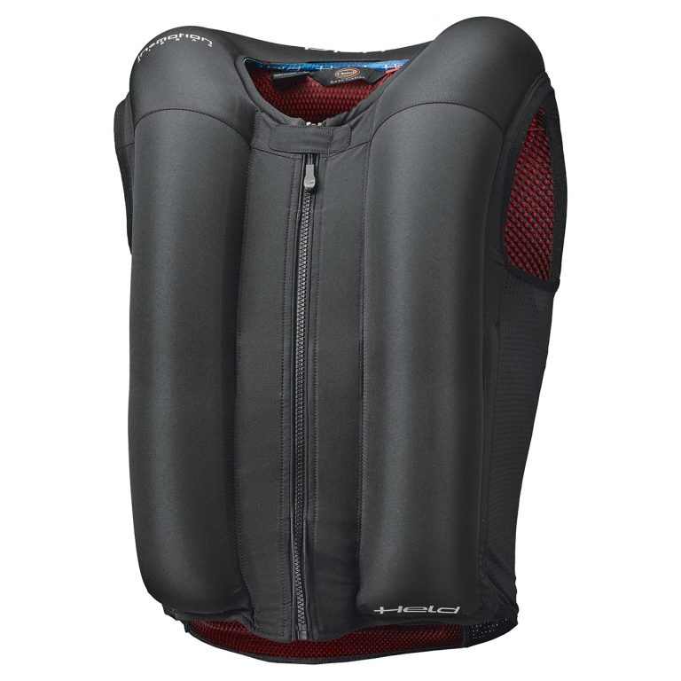 Held aribag vest zip uppblåst