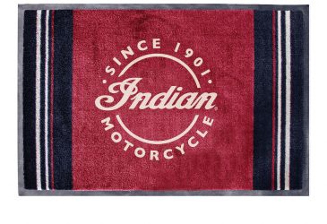 Indian dörrmatta svart/röd