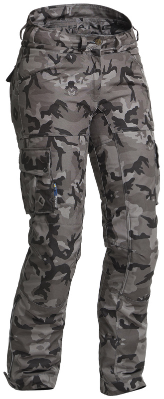 Camo Kamouflerad MC byxa Cargo Grå