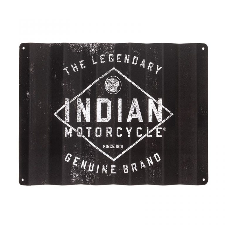 Indian corrugated legendary sign