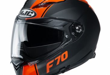 hjc f70 orange touring