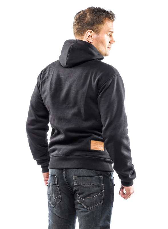 mc kevlar hoodie rygg