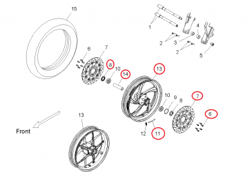 Victory Front Wheel