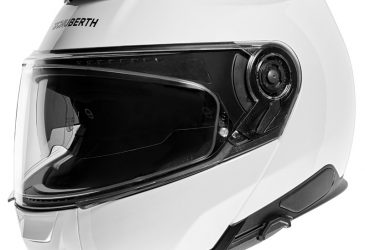 schuberth c5 mc hjälm tyst vit