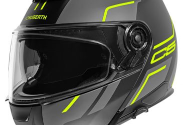 schuberth c5 master gul tyst mc-hjälm