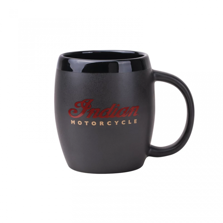 Script Logo Barrel Mug Black