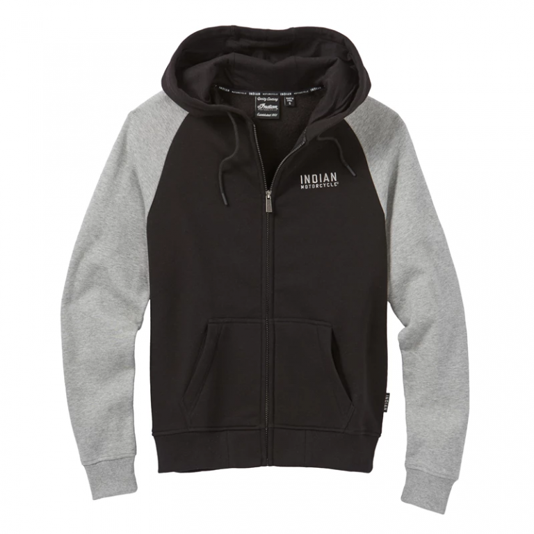 Indian Contrast Sleeve Hoodie Dam