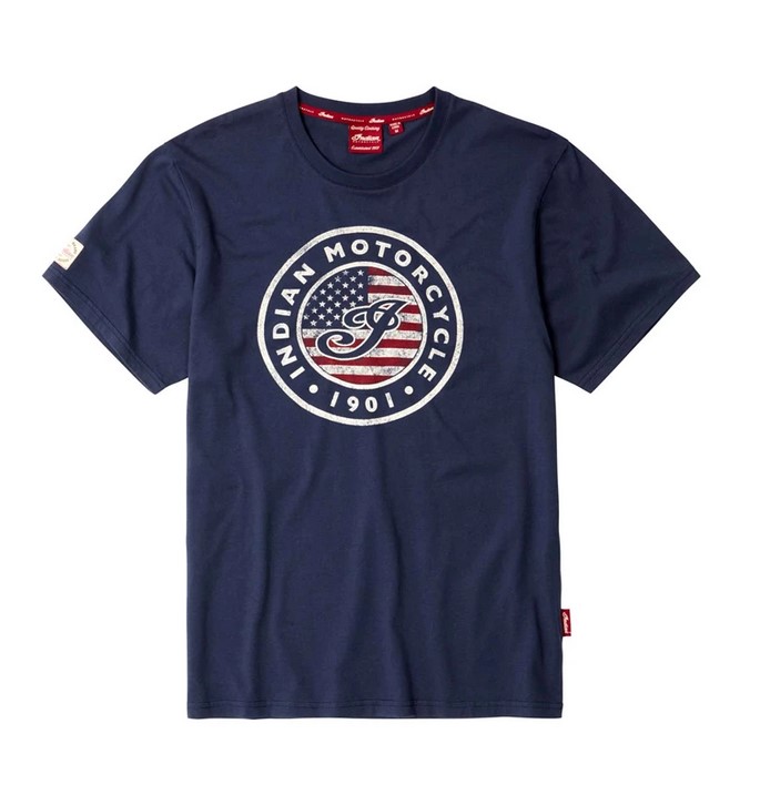 Indian Usa Flag Logo Tee 2862882
