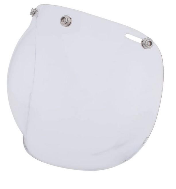indian open face bubble visir clear