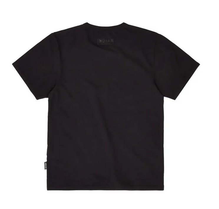 Indian Men's Diamond Graphic T-Shirt, Black rygg