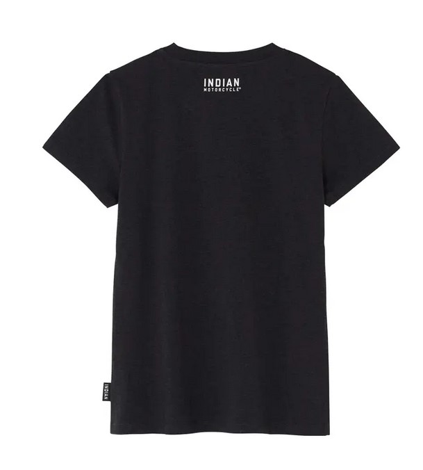Women's Tri Color Block Logo T-Shirt, Black rygg