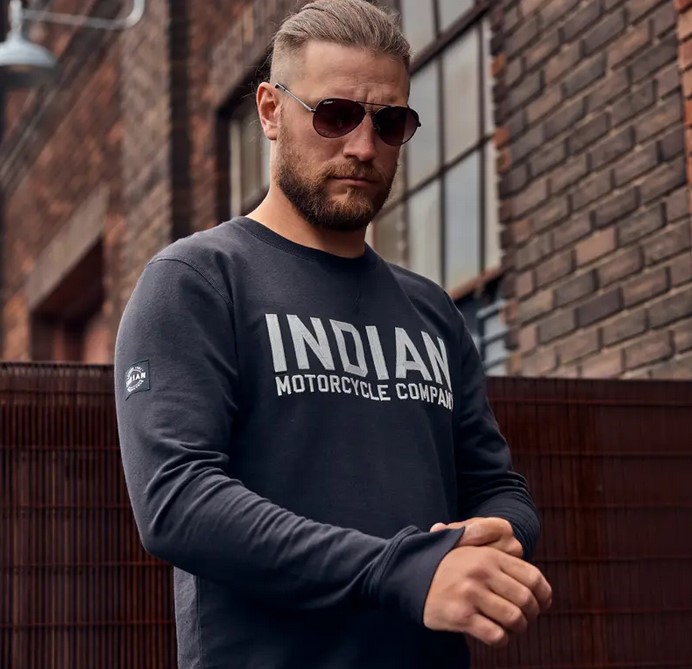 Indian Chainstitch embroidery LS tee