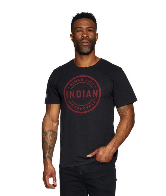 Indian Circle Icon tee black