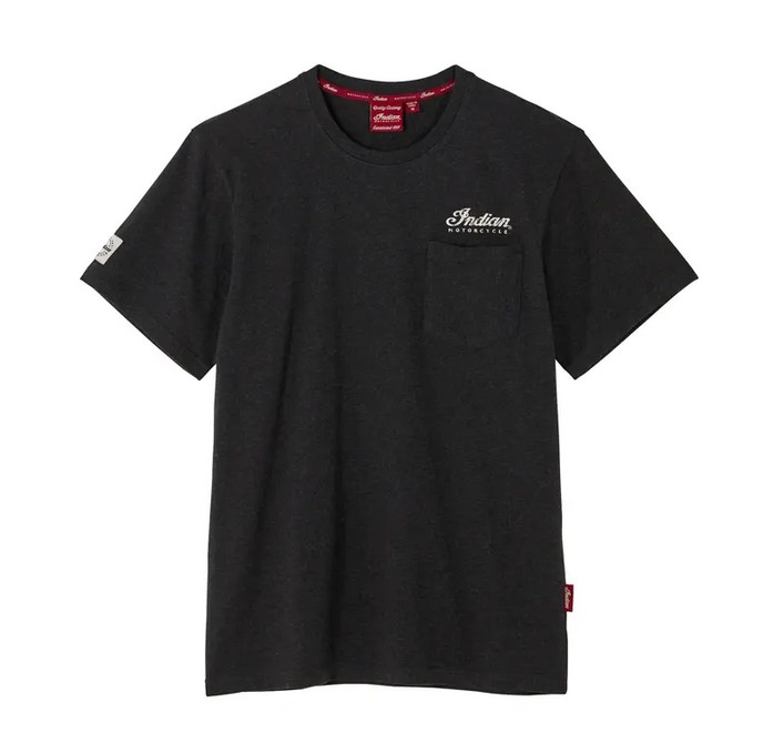 Indian Logo headdress pocket tee