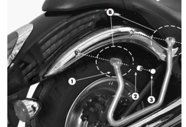 Väskstag Kawasaki VN900