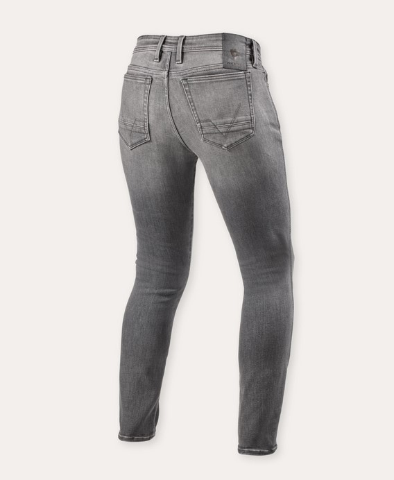 Rev'it Piston 3 Skinny Jeans Grå bak