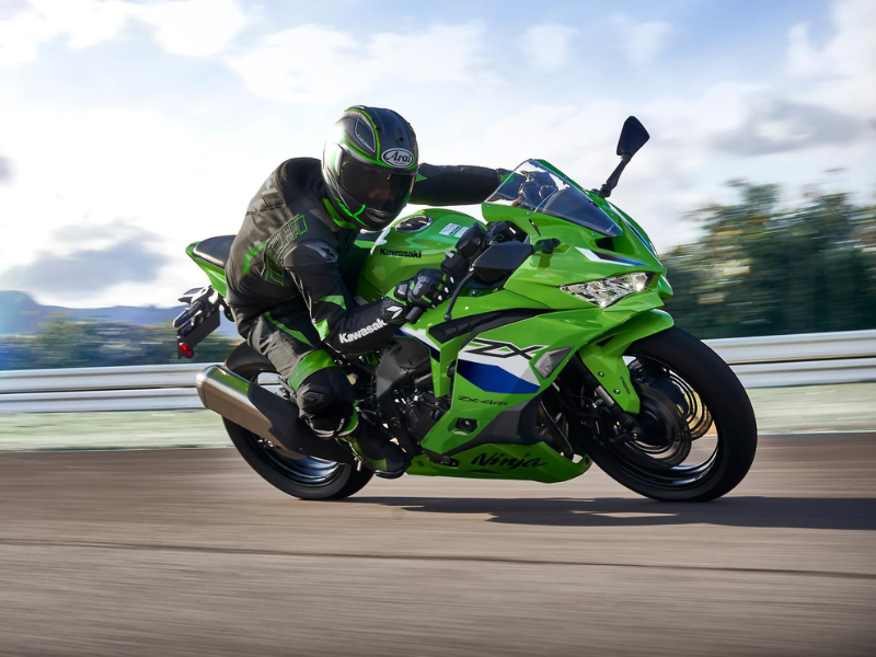 Kawasaki`s ninja in action