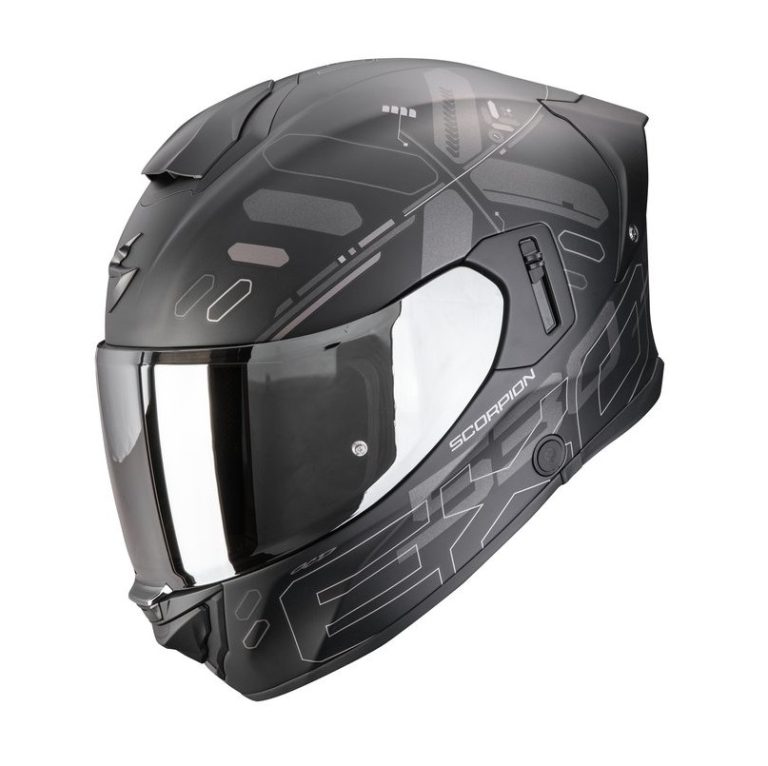 Scorpion EXO-530 AIR FOND Matt Black-Silver