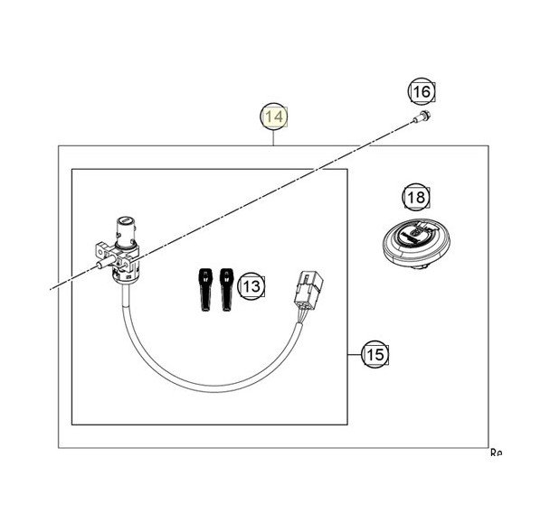 Husqvarna lock kit 701