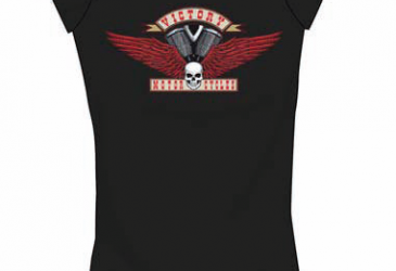 Victory T-Shirt Skull Wings color Women
