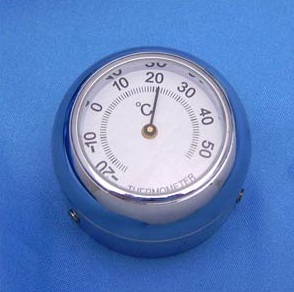 Termometer Krom/vit